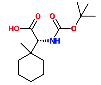 (image for) MCYB0588 (2R)-2-(tert-Butoxycarbonylamino)-2-(1-methylcyclohexyl)acetic acid